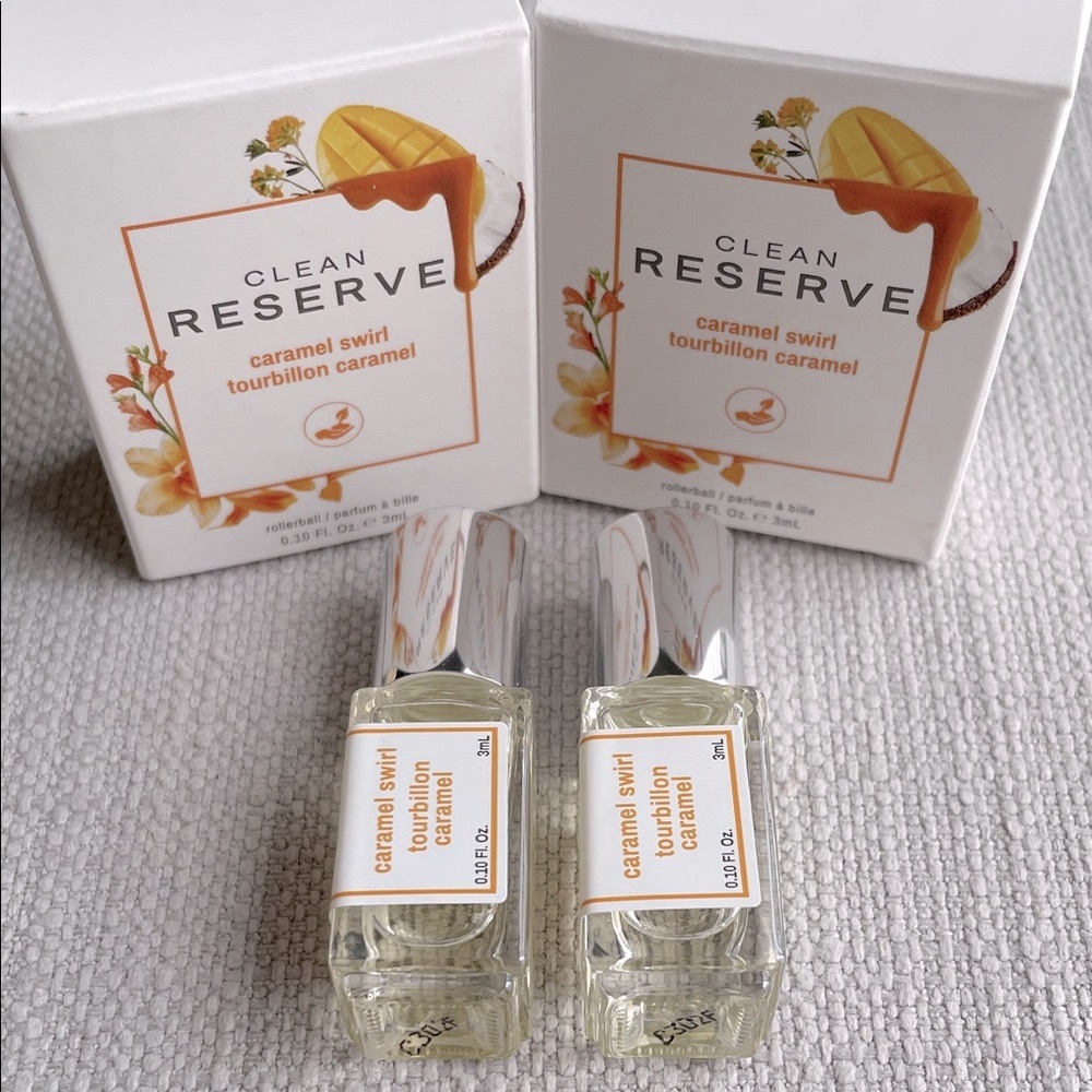 Clean Reserve Caramel Swirl travel rollerball Set